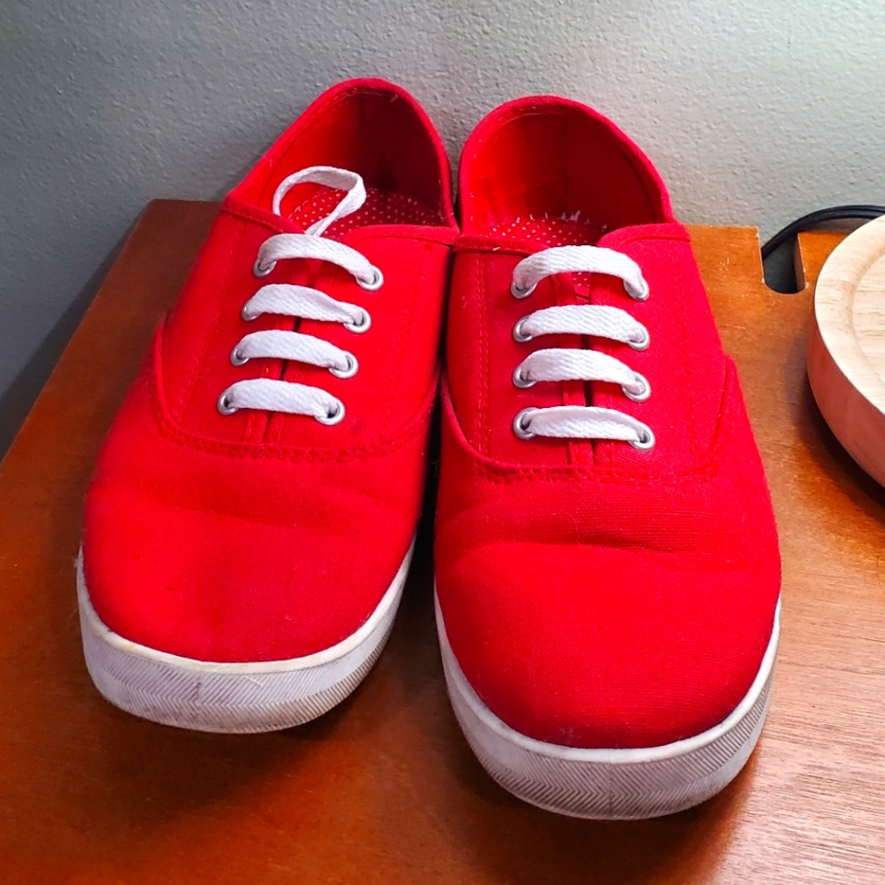 Red & White Sneakers
